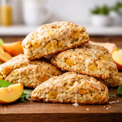 Peach scone