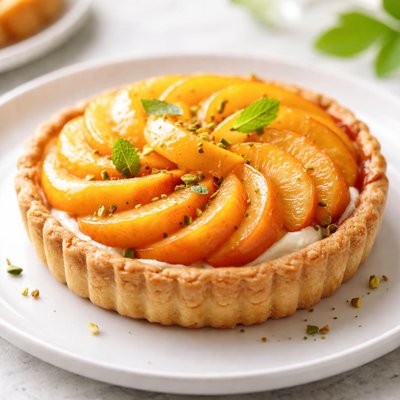 Peach tart