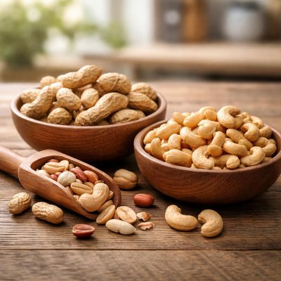 Peanut and cashews