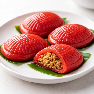Peanut ang ku kueh