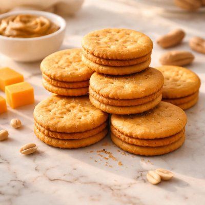 Peanut butter and cheddar crackers