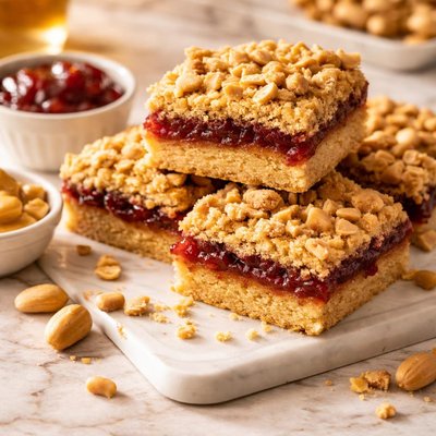 Peanut butter and jelly bar