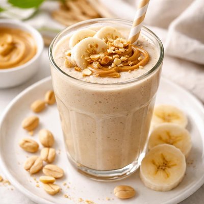 Peanut butter banana smoothie