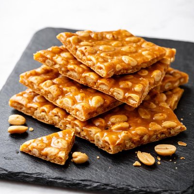 Peanut butter brittle