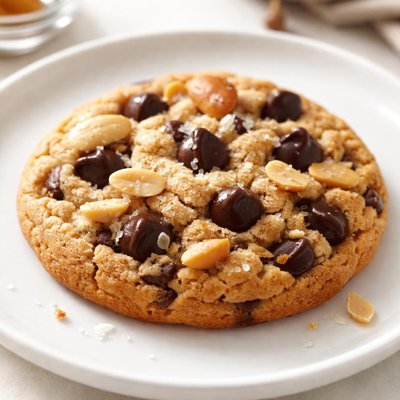 Peanut butter chocolate chip cookie