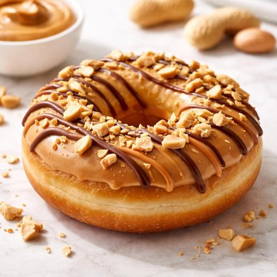 Peanut butter donut