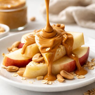 Peanut butter drizzle
