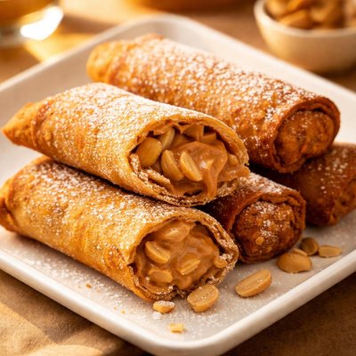 Peanut butter egg roll