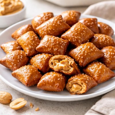 Peanut butter filled pretzels