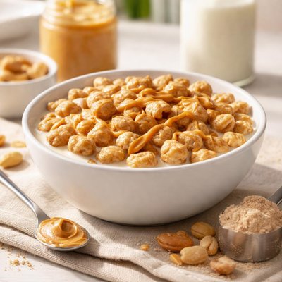 Peanut butter ghost protein cereal