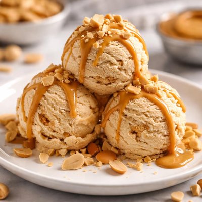 Peanut butter ice cream