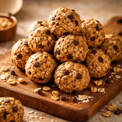 Peanut butter oatmeal ball