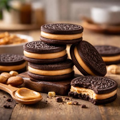 Peanut butter oreos
