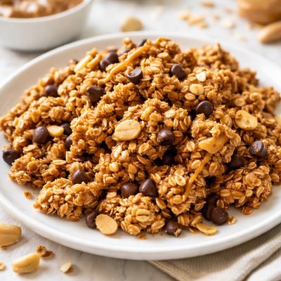 Peanut butter protein granola