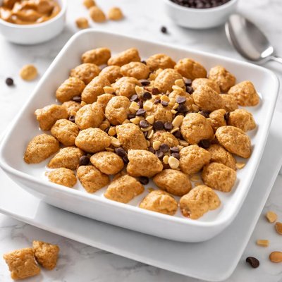 Peanut butter puffin cereal