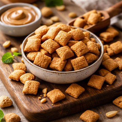 Peanut butter puffins