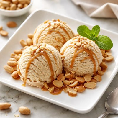 Peanut ice cream