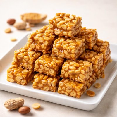 Peanut jaggery snack