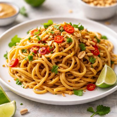 Peanut noodles