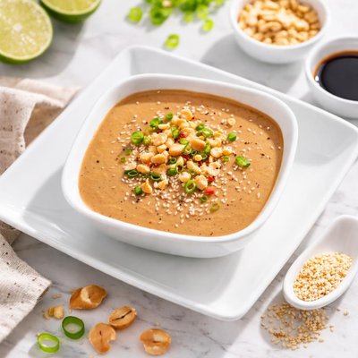 Peanut soya sauce dressing