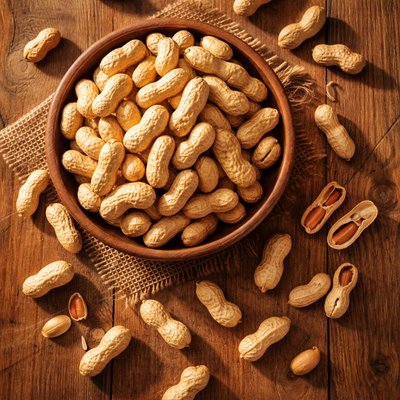 Peanuts in shell unsalted