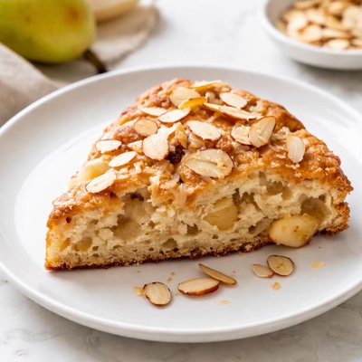 Pear and almond scone