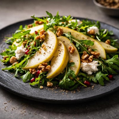 Pear and rocket salad