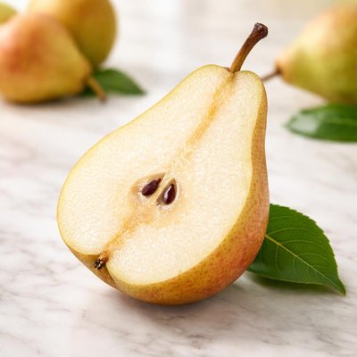Pear half