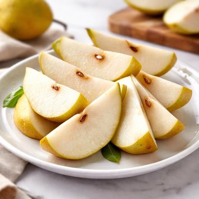 Pear slices