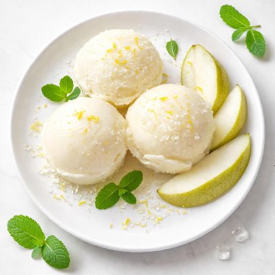 Pear sorbet