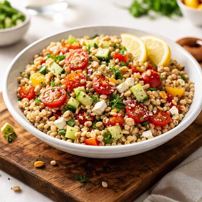 Pearl barley salad