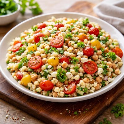 Pearl couscous salad