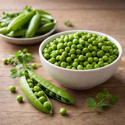 Peas  green