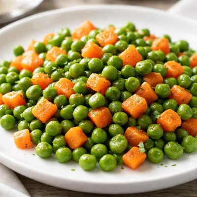 Peas and carrots