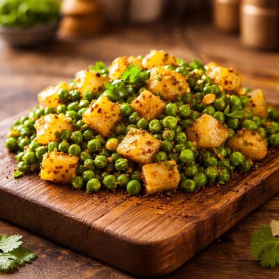 Peas and potato veggie