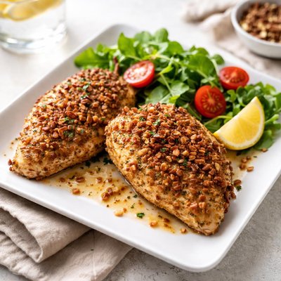 Pecan-crusted chicken