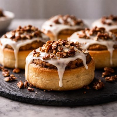Pecan cinnamon rolls