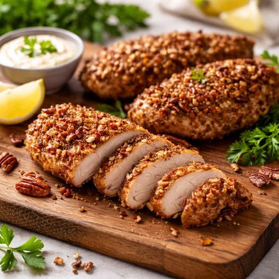 Pecan crusted chicken