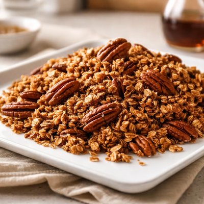 Pecan maple granola