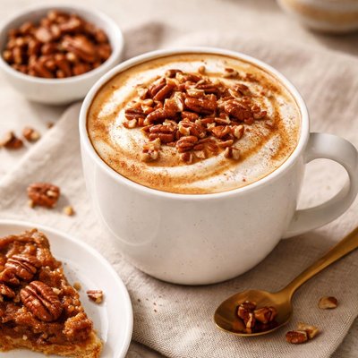 Pecan pie cappuccino