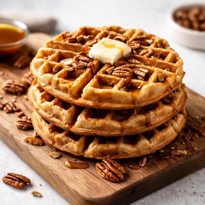 Pecan waffle