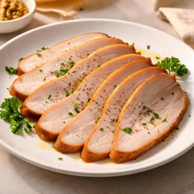 Pechuga de pavo braseada