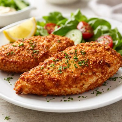 Pechuga de pollo frita