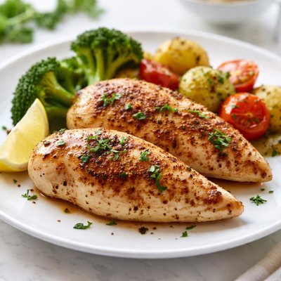 Peito de frango assado