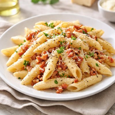 Pene carbonara