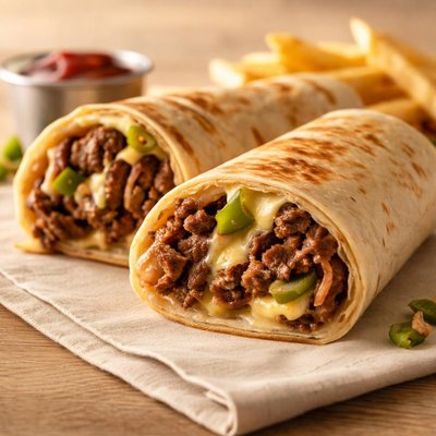 Penn station cheesesteak wrap