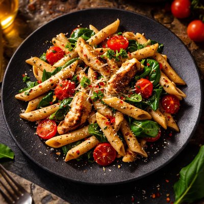 Penne protein pasta