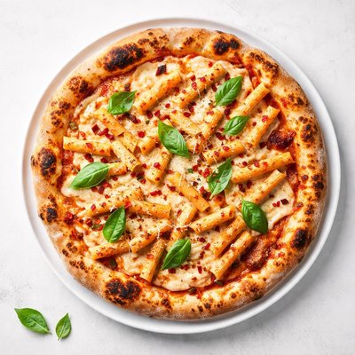 Penne vodka pizza