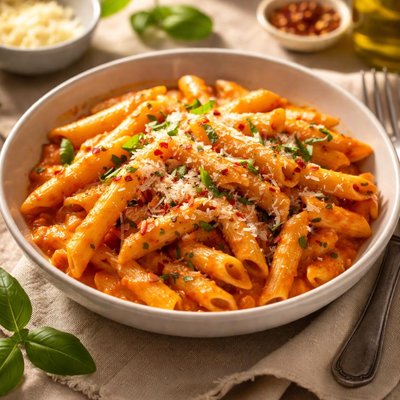 Penne with vodka