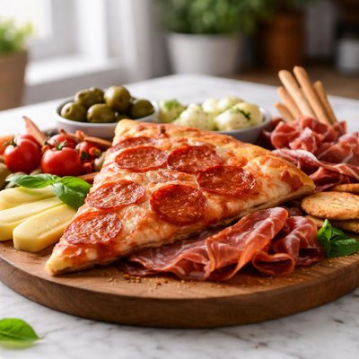 Peoperoni slice charcuterie